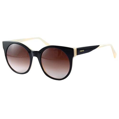 CHANCE - CLEO gafas de sol para mujer - Edición Limitada (Negro y crema, Marrón)