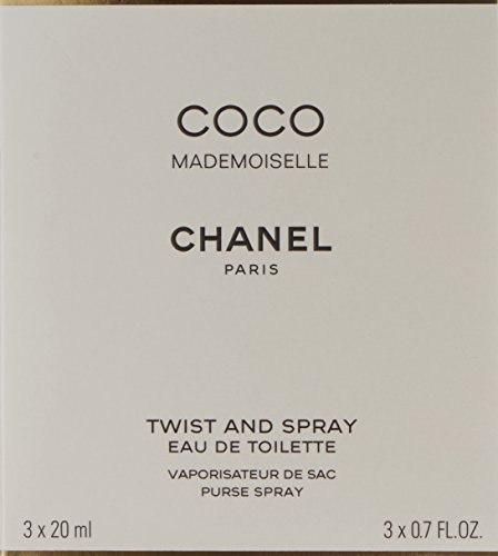 Chanel Coco Mademoiselle Edt Vapo Twist Spray 3 X 20 Ml 1 Unidad 60 ml (155433)