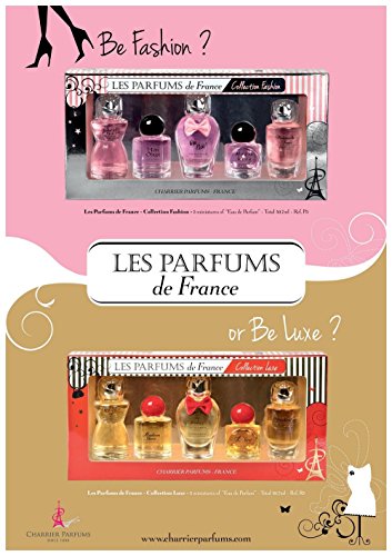 Charrier Parfums"Colección Luxe" – Estuche De 5 Eau De Parfum En Miniaturas Color Rojo 49.7 Ml