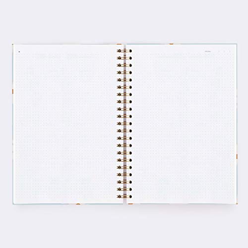 CHARUCA Cuaderno L. Floral blue. Puntos (CUAL13)