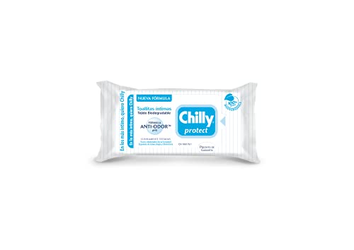 Chilly Pocket - Toallitas Chilly Protect, Toallitas Íntimas Aptas para Uso Diario, Fórmula Activa, 12 Unidades