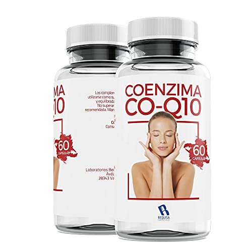 Coenzima Q10 200 mg - Colágeno Q10 - Reafirma y Cuida tu Piel - Antiedad - Calcio + Magnesio + Fósforo - Articulaciones Sanas -Suplemento Para Una Piel Radiante - 60 Cápsulas