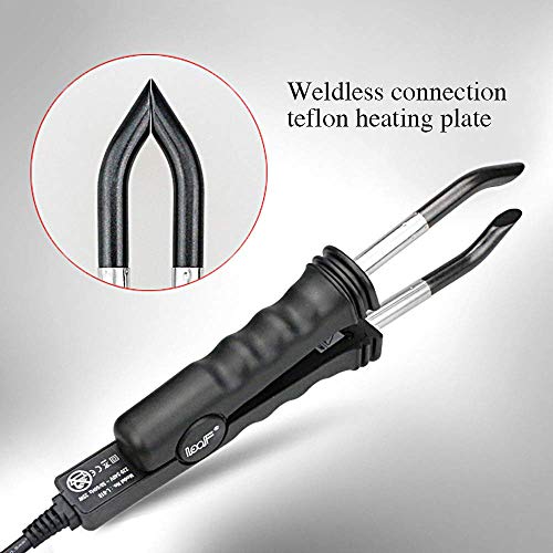 Conector Extensión para Cabello Profesional,Herramienta de Hierro para Pelo, Máquina de Peluquería con Pantalla LED,Temperatura Ajustable