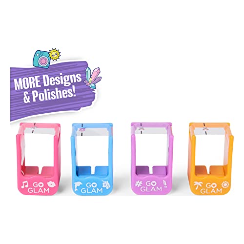 Cool MAKER - RECARGES GO Glam U-Nico Nail Salon - Recarga de 4 Cartuchos de diseño y 3 esmaltes para máquina de manicura y pedicura - Fun y fácil - 6062702 - Juguete Infantil de 8 años y +