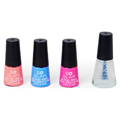 Cool MAKER - RECARGES GO Glam U-Nico Nail Salon - Recarga de 4 Cartuchos de diseño y 3 esmaltes para máquina de manicura y pedicura - Fun y fácil - 6062702 - Juguete Infantil de 8 años y +