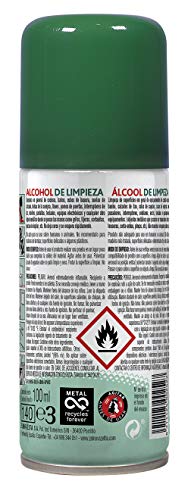 Cooper Protect | Aerosol | Alcohol de Limpieza |Perfumado |96% de Alcohol| Limpieza de Superficies| Contenido: 100 ml 120 g