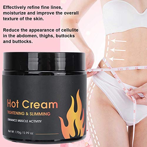 Crema Caliente, Crema Adelgazante Y Reafirmante Crema De Celulitis Antiarrugas Crema De Masaje Para Para Adhesivos Para Bañera Adelgazar Y Modelar El Cuerpo