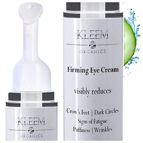 Crema Contorno de Ojos Antienvejecimiento ORGÁNICA para Ojeras, Bolsas, Patas de Gallo e Hinchazón. Crema de Ojos Antiarrugas para hombre y mujer con Acido Hialuronico Probado clínicamente 15 ml