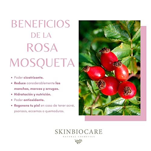 Crema Facial Antioxidante con Rosa Mosqueta que reducirá marcas y manchas debidas al acné o al sol. 50ml- SkinBioCare