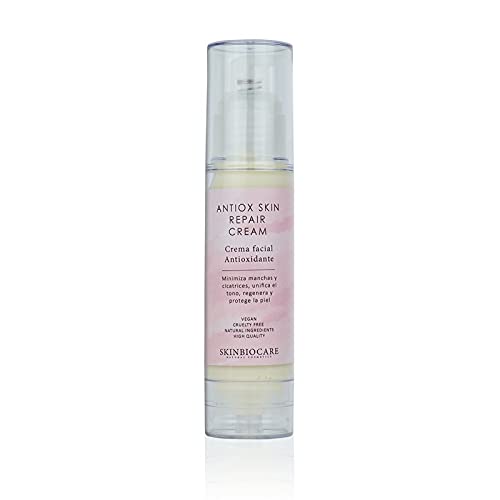 Crema Facial Antioxidante con Rosa Mosqueta que reducirá marcas y manchas debidas al acné o al sol. 50ml- SkinBioCare