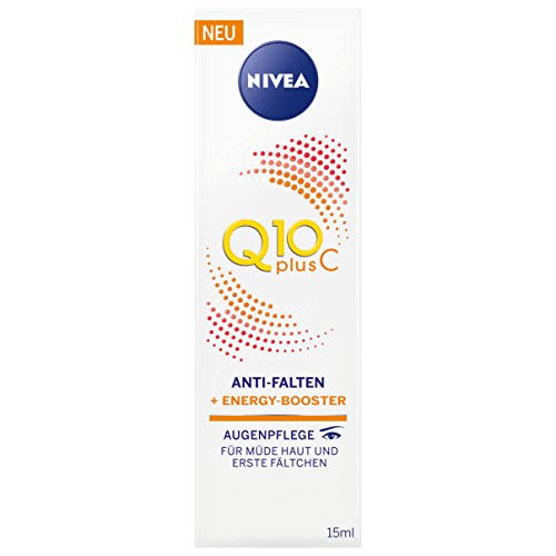 Crema Nivea antiarrugas para el contorno de ojos, 1 unidad (15 ml), Q10PlusC + Energy Booster.