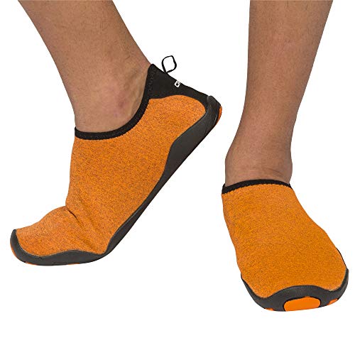 Cressi Black Aqua Socks Lombok Zapatos de Agua, Mujer, Naranja, 44 EU