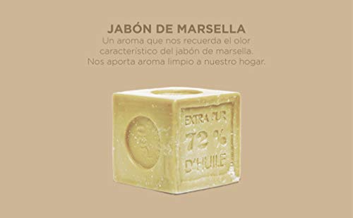 CRISTALINAS. Ambientador Percha para Armario. Mas de 8 semanas de duración. Cerámica Sólida. Aroma Jabón de Marsella. (Pack Recambios)