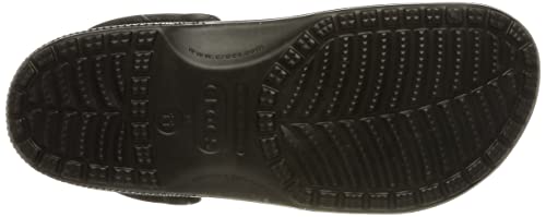 Crocs Classic Clog, Zuecos, para Unisex Adulto, Negro (Black), 37/38 EU