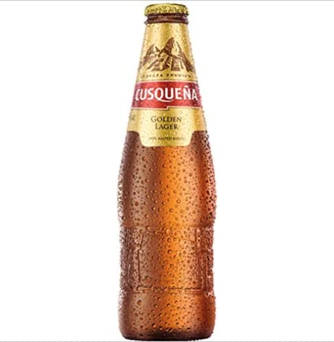 Cusqueña Cerveza Artesanal Golden Lager - 24 unidades de 33cl