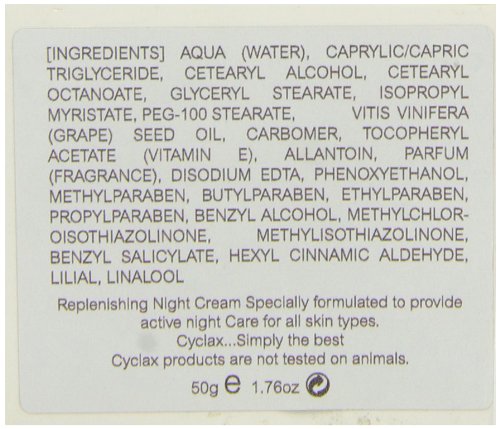 Cyclax Moistura Regeneradora Noche Crema Enriquecida con adenosina Normal 50g / Piel Seca