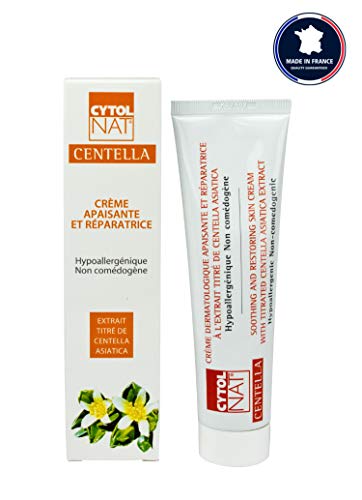 CYTOLNAT® Centella 100 ml - Crema calmante y restauradora - Hipoalergénico y no comedogénico.