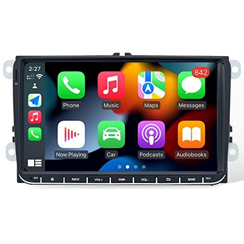 Dasaita Android 10.0 Autoradio Bluetooth for VW Universal Polo Golf EOS Tiguan Touran Passat Scirocco Autoradio 2 DIN Support Dab+ Bluetooth 5.0 WiFi DSP Radio (4G RAM + 64G ROM)