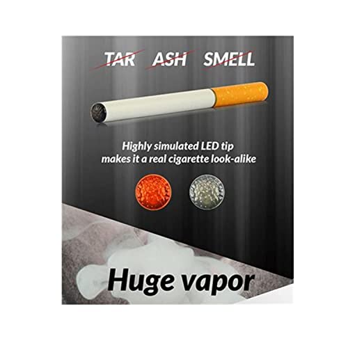 DE - desechable E-cigarrillo (3 unidades por paquete) al gusto del tabaco 500 inhalaciones cada una con batería de 280mAh y el volumen de vapor elevada ((sin nicotina y sin tabaco)