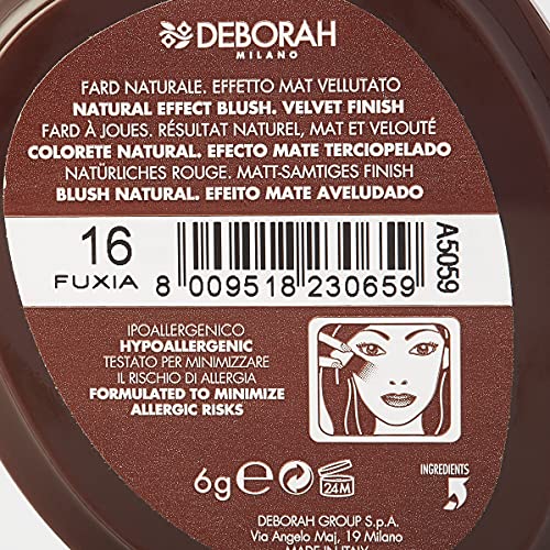 DEBORAH Fard Naturale 16 fuxiaX Cosmetici