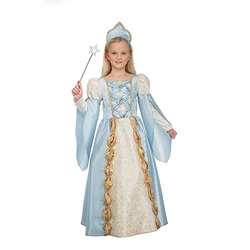 Desconocido My Other Me-204115 Disfraz de reina para niña, color azul, 10-12 años (Viving Costumes 204115)