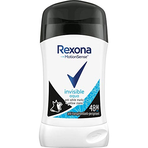 Desodorante de barra para mujer Invisible Aqua, pack de 1 (1 x 40 ml)