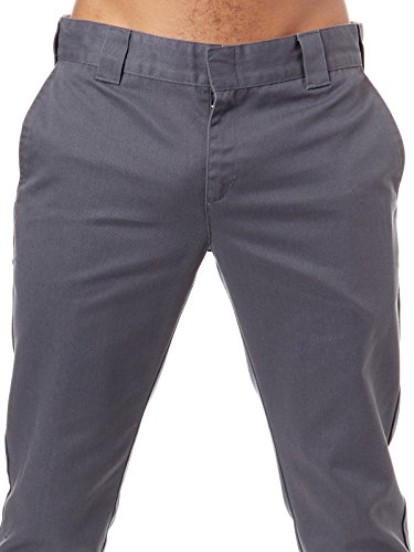 Dickies Slim FIT Work PNT Pantalones, Gris (Charcoal Grey Ch), 34W/32L para Hombre