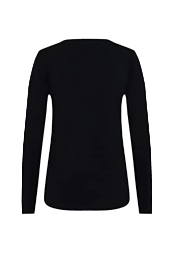 Diesel T-Sily Simo Camiseta Manga Larga Mujer Maglietta (M, Negro)