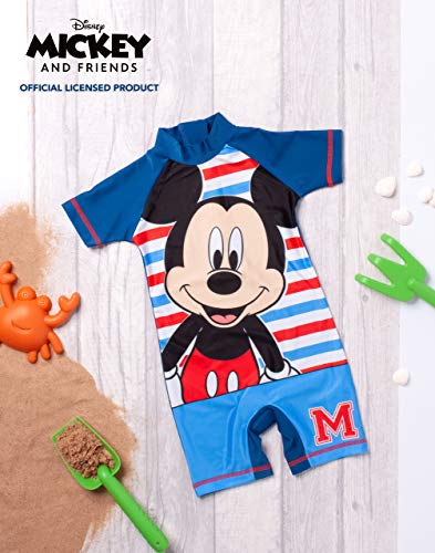 Disney Mickey Mouse Swimsuit Boys | Traje de Surf para niños Traje de baño 2-3 años