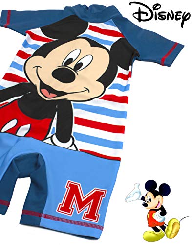 Disney Mickey Mouse Swimsuit Boys | Traje de Surf para niños Traje de baño 2-3 años