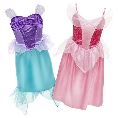 Disney Princesa Ariel & Aurora Vestir Tronco Fingir Juguetes