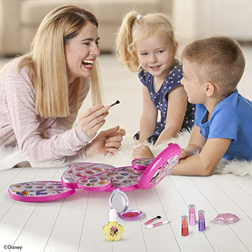 Disney - Set maquillaje Completo Maletín Minnie para niñas y niños 5 años, Pintauñas, Manicura juguete (77202)