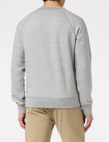 Dockers ICON CREWNECK SWEATSHIRT, Sudadera para Hombre, Gris (Terry Light Brush), XL