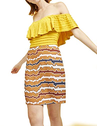 Dolores Promesas PV19 1070AMARILLO Camiseta, Amarillo (Amarillo 00), Small (Tamaño del Fabricante:S) para Mujer