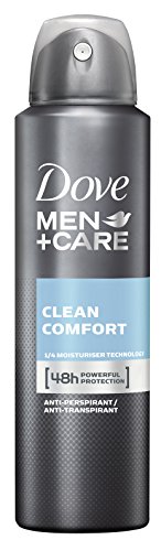 Dove Men Care Clean Comfort Desodorante Spray, 3-pack (3 x 150 ml)