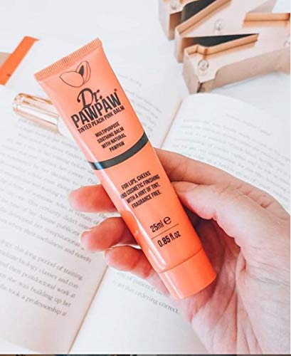 Dr. PAWPAW ORIGINAL BALM Balm for Lips, Skin, Hair, Nails and Cuticles (Single, Peach Pink)