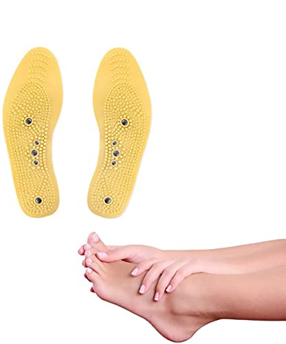 Ducomi MagSol Plantillas Magnéticas Masajeadoras para Zapatos de Silicona Recortable – De 36 a 45 – Beneficios de la Magnetoterapia y Reflexología Plantar, Método Alternativo Trastornos de los Pies