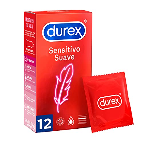 Durex Preservativos Sensitivo Suave para Mayor Sensación - 12 condones