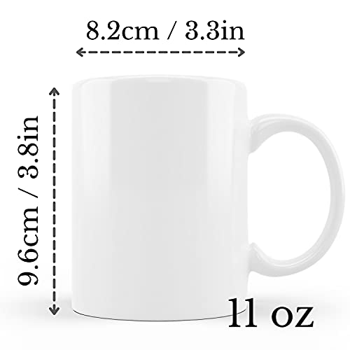 Eagle Americn Flag Proud Country Symbol White Mug Taza divertida de la novedad del té del café de 325ml Taza blanca de cerámica de la gran idea del regalo Meme