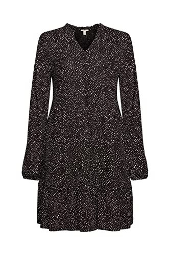 edc by Esprit 992CC1E302 Vestido, 003/Black 3, L para Mujer