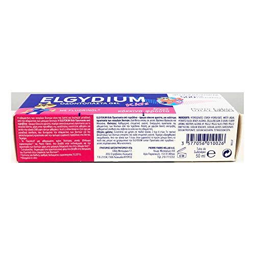 Elgydium Kids Gel Toothpaste Wild Berries 50ml