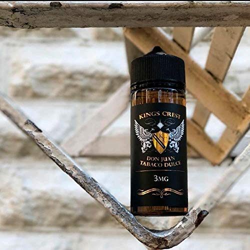 ELIQUID KING CREST - DON JUAN TABACO DULCE - ELIQUID PARA CIGARRILLO ELECTRONICO - SIN NICOTINA (100ML)