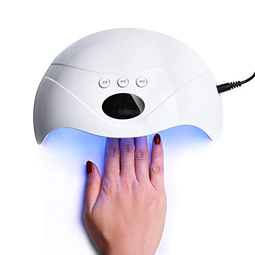 Elite99 Lámpara UV LED para Uñas 24w, 6 Colores Kit de Esmaltes Semipermanentes en Gel UV LED, Base y Top Coat, Semipermanentes, Removedor de Uñas y Accesorios 006