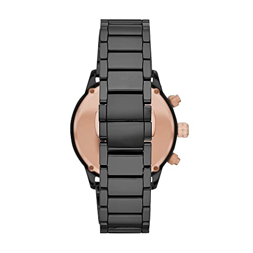 Emporio Armani Reloj Analógico para Hombre de Cuarzo AR70002 Oro rosa