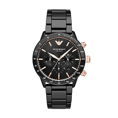 Emporio Armani Reloj Analógico para Hombre de Cuarzo AR70002 Oro rosa