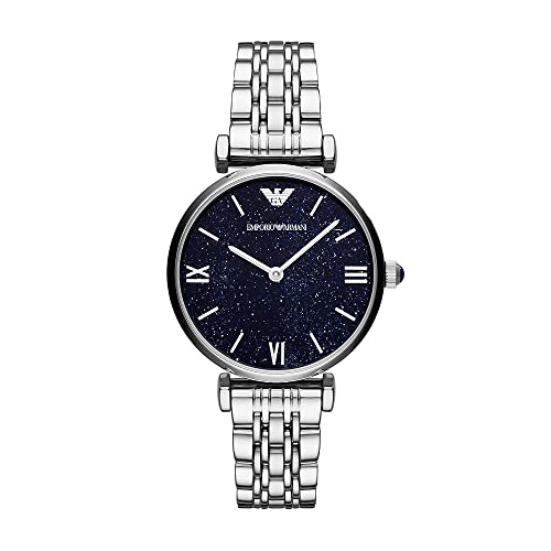 Emporio Armani Reloj Analógico para Mujer de Cuarzo AR11091 Negro