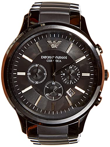 Emporio Armani Reloj Cronógrafo para Hombre de Cuarzo con Correa en Cerámica AR1451