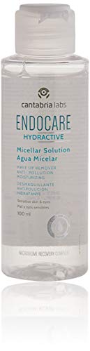 Endocare Hydractive Agua Micelar - Limpiador Facial Suave e Hidratante, Desmaquillante para Cara, Ojos y Contorno de Ojos, Todo Tipo de Pieles, 100 ml