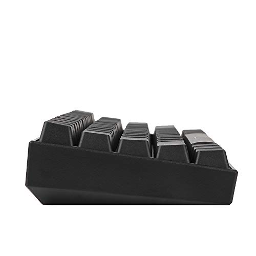 EPOMAKER Anne Pro2 Teclado Inalámbrico 60%, Teclado Bluetooth con Retroiluminación RGB, Teclas PBT, Programable NKRO para Mac/Win/Gamers