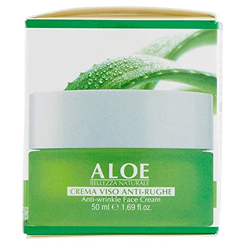 Equilibra Cuidado Facial, Crema Facial Antiarrugas a Base de Aloe Vera con Efecto Rellenador, para Pieles Sensibles, Contrarresta los Signos del Envejecimiento, Acción Alisadora, 50 ml